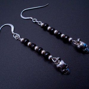 Earrings - STERLING SILVER - Death Delight